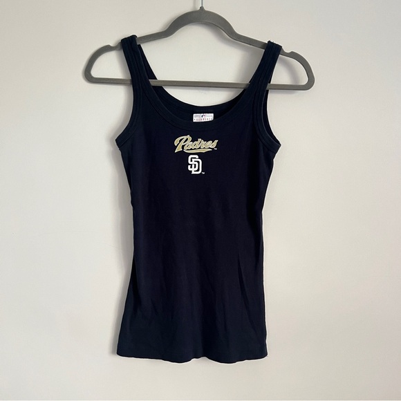 Genuine Merchandise Tops - San Diego Padres MLB Genuine Merchandise Women's Blue Tank Top-Size Small